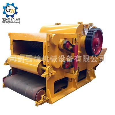 强制进料木材粉碎机大型模板破碎机木屑机盘式鼓式木材削片机图4