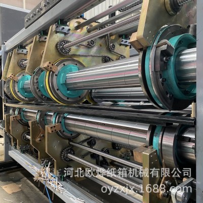 全自动四色水墨印刷开槽机 瓦楞纸箱加工设备 纸箱纸盒印刷切割机图4