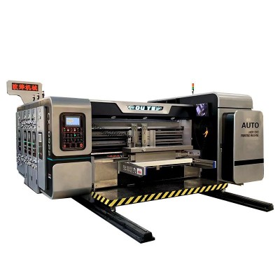 纸箱水墨印刷机瓦楞纸箱加工设备全自动三色印刷开槽模切机智能图5