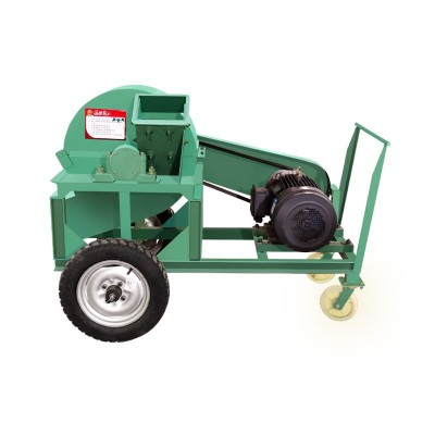 工鑫移动式大块木桩破碎机 树根圆盘破碎机 木墩带钉模板木材粉碎图4