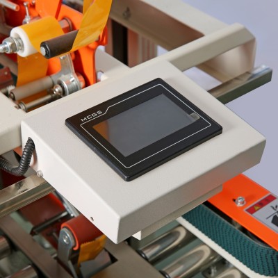 KFT-4030C全自动侧贴标签机封箱打包机一体机胶带多功能包装机械图4