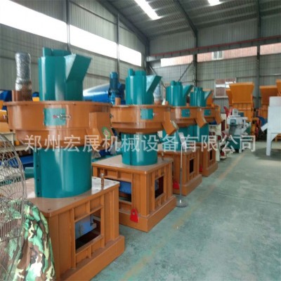 锯末牛粪稻壳燃料造粒机 木屑颗粒机生产线 小型压块造粒机图3