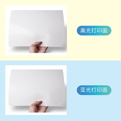 批发激光铜版纸a4高光哑光双面打印照片纸A3铜板彩激纸157g300克图4