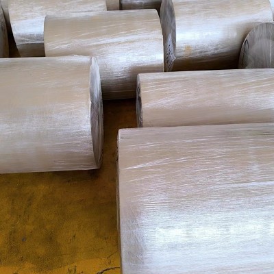 50克白色条纹纸牛皮纸包装单面防水牛皮纸手提袋牛皮纸图5