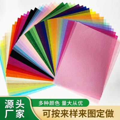 彩色拷贝纸厂家直销 机外染色纯木浆14/17G薄页纸可印刷多色LOGO图2
