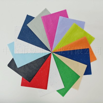 工厂定制50*70cm17g彩色亮片雪梨纸圣诞节日礼品纸彩色亮片拷贝纸图3