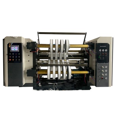 义乌现货卷烟纸分切机自动标线跟踪定位分切卷筒纸高速分 条复卷图3