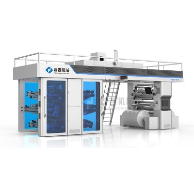 高速PE透气膜260米每分钟印刷机纸尿裤柔印机卷筒薄膜OPP印刷设备图4