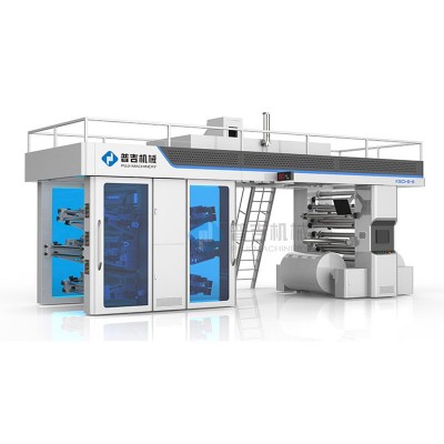 定制卫星式柔版印刷机opp薄膜纸张卷筒印刷设备高速中心滚筒印刷图4