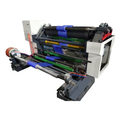 美纹纸分切机背靠背印刷纸分条机全自动杜邦纸分卷机墙纸分割机图5