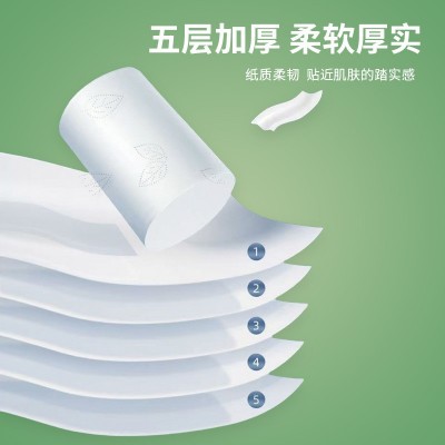 厂家批发卷纸卫生纸家用大卷纸巾厕纸无芯卷筒纸手纸厕所用纸图2