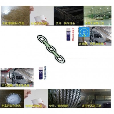 高粘度链条钢丝绳润滑喷剂 不含硅 水下链条钢丝绳润滑喷剂图5