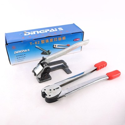T-82铁皮打包机塑柄铁皮钢带手动打包器货物捆绑机捆扎机现货批发图3