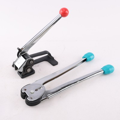 现货美式铁皮钢带用打包机货物捆绑器铁皮带手动打包机捆扎机厂家图3