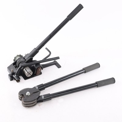 现货美式铁皮钢带用打包机货物捆绑器铁皮带手动打包机捆扎机厂家图5