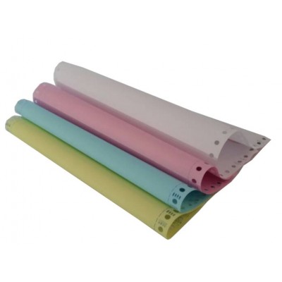 四层电脑打印纸 四联发货单针式打印纸 80列连打纸 241-4彩打印纸图3