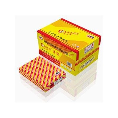 正品APP特级金丝雀A4复印纸 金丝雀80克A4/A3纸 金丝雀复印纸80G