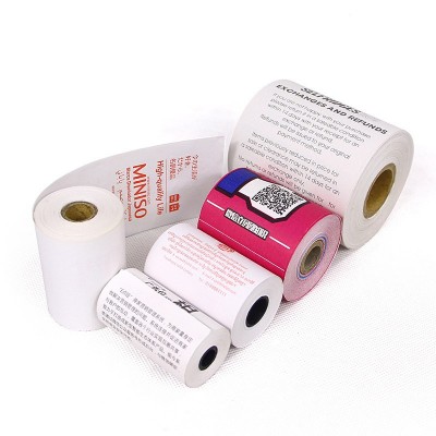 定 制印刷广告小票纸80*50热敏纸背面彩色印刷57*50小票纸收银纸图3