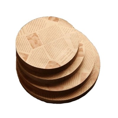 圆形印花防油纸商用披萨托盘垫纸食品烘焙小吃油炸烧烤吸油纸批发图4