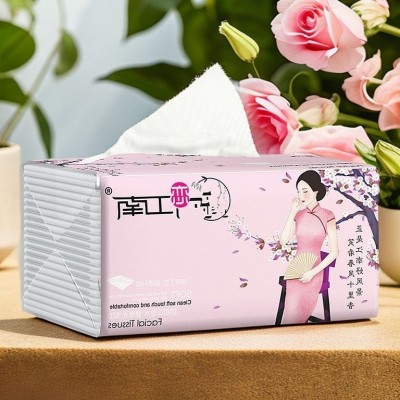 恋江南抽纸纸巾大包大尺寸整箱家用实惠装餐巾纸面巾卫生抽纸图4