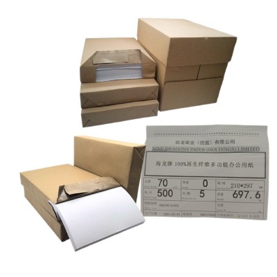 玖龙工厂海龙牌多功能复印纸办公室打印纸70gA4纸静电500张批发图5