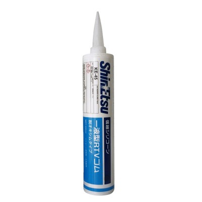 信越KE45w白色硅胶硅橡胶KE-45-W 通用型密封胶高温硅胶330m l软胶图4