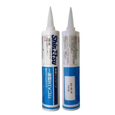 信越KE45w白色硅胶硅橡胶KE-45-W 通用型密封胶高温硅胶330m l软胶图5