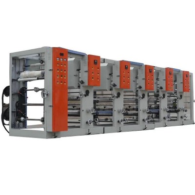 双色彩印凹版印刷机 塑料薄膜吹膜印刷机 卷筒纸地面保护膜印刷机图4