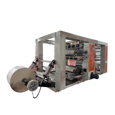 4色1000型高速柔版印刷机塑料薄膜包装纸印刷机编织袋印刷机设备图4