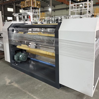 全自动分条机塑料薄膜卷筒纸立式高速分切机牛皮纸分切纸类复卷机图4