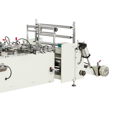 复合袋淋膜纸袋中底封制袋机设备 牛皮纸手抓饼袋制袋机 厂家现货图2