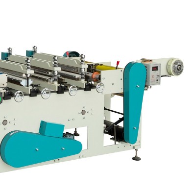 厂家定制YA-600型双通道底封机PE膜包装淋膜纸袋自动底封裁剪设备图3