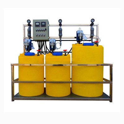 一体化自动加药系统絮凝剂污水加氯酸碱防爆循环水三腔投药机装置图4