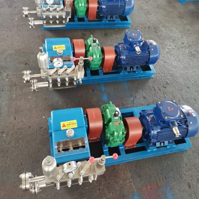 3DP40不锈钢高压清洗泵 移动式三柱塞往复泵高压除磷柱塞泵厂家图3