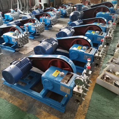 3DP40不锈钢高压清洗泵 移动式三柱塞往复泵高压除磷柱塞泵厂家图2