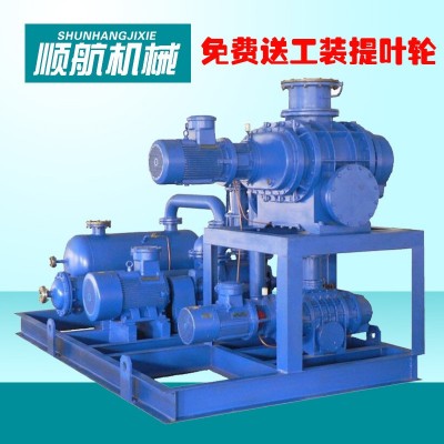 JZJ2B真空机组厂家不锈钢叶轮防爆罗茨真空泵不锈钢水环式真空泵图4