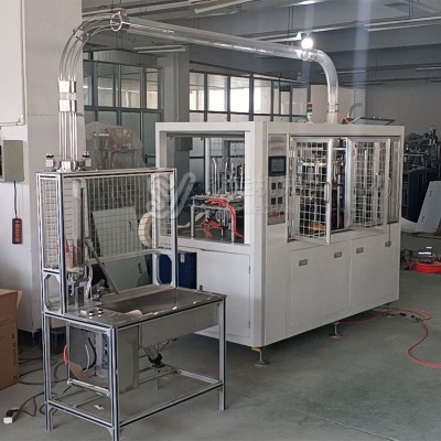 纸杯机器设备高速全自动超声波一次性纸杯成型机做瓦楞杯纸杯机械图2