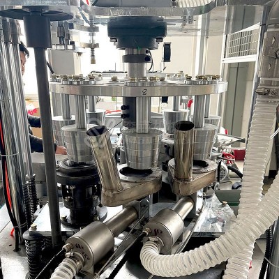 纸碗机一次性圆底方盒成型机超声波方口外卖餐碗制造机外卖专用图3