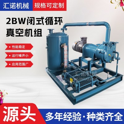 厂家供应环保真空机组 2BW闭式循环系统 节能节水水环式真空机组图4