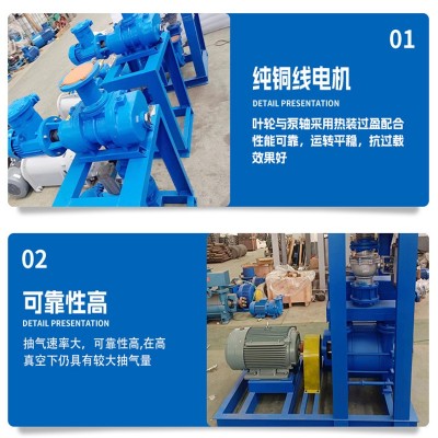 工厂直发水环罗茨真空机组高真空大流量罗茨水环真空泵抽真空设备图5