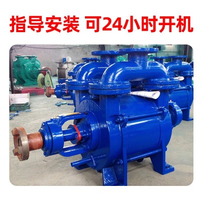 厂家批发SK水环式真空泵干燥机用泵高真空水循环泵铸铁真空泵机组图2