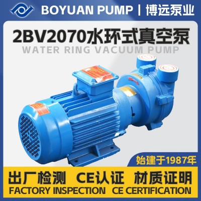 2BV2070水环式真空泵2.35kW气量1.33m³/min气蚀保护抽真空变容泵