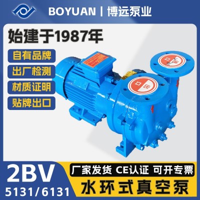 2BV水环真空泵5131/6131配机封水循环抽真空11kW节能高效博远泵业