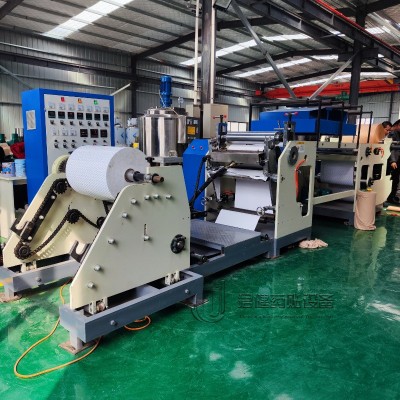 全自动热敏纸生产线 不干胶材料涂布机 自动浸涂布机器图3