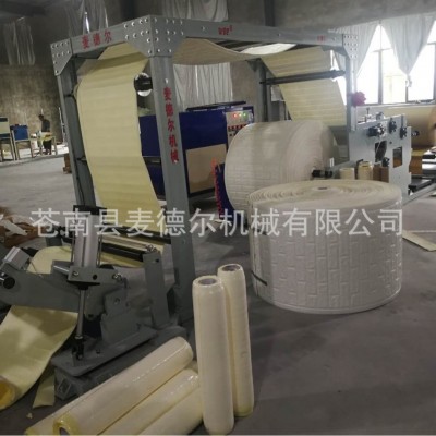 趋势产品3D墙壁纸涂布机 DIY厂家900型全自动墙纸热熔胶涂布机图4