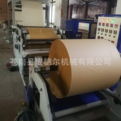 趋势产品3D墙壁纸涂布机 DIY厂家900型全自动墙纸热熔胶涂布机图5