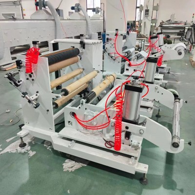 复卷机 高速礼品纸墙纸包装纸复卷机 伺服定长飞刀式装饰纸复卷机图3