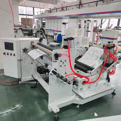 复卷机 高速礼品纸墙纸包装纸复卷机 伺服定长飞刀式装饰纸复卷机图4