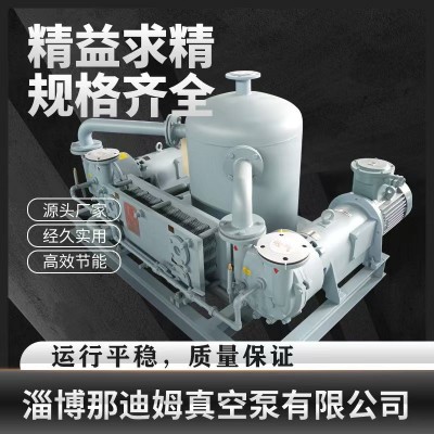 淄博水环式真空泵机组 水环式闭式循环真空机组 水环真空泵机组