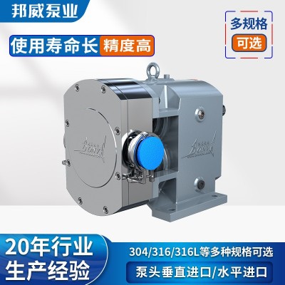 邦威高粘度不锈钢泵头货源充足上料电动凸轮转子泵泵头生产厂家图2